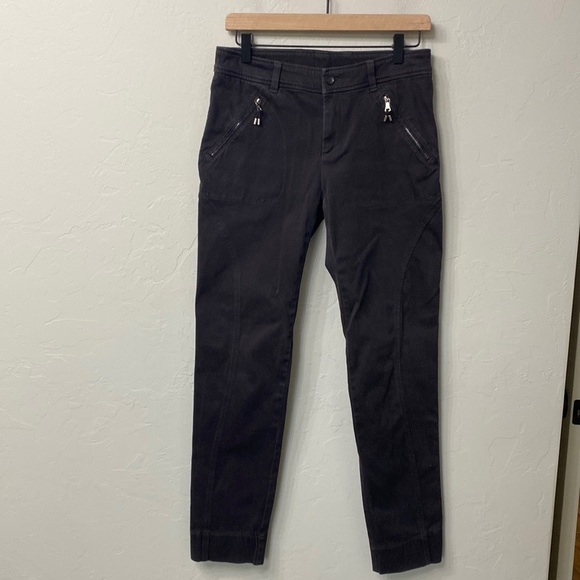 Bogner brown pants zipper pockets size 6 - Picture 1 of 12